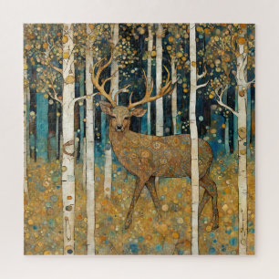 Golden Forest Deer Puzzle