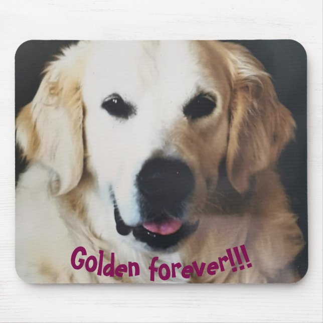 "Golden forever" Mouse Mat (Front)