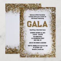 Golden Formal Corporate Gala Ball Party Fundraiser