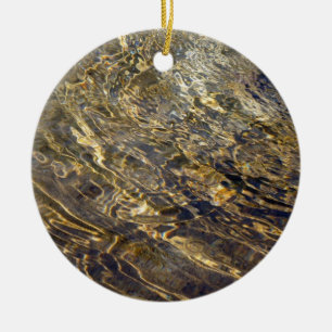 Golden Fountain Water 2 Ceramic Tree Decoration