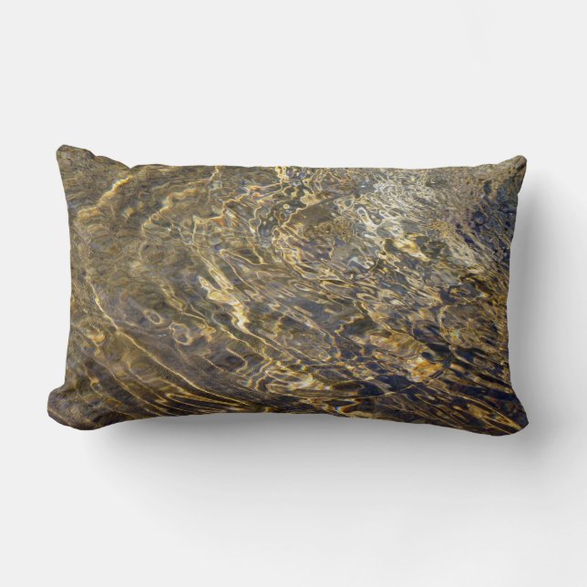 Golden Fountain Water 2 Lumbar Cushion (Front)