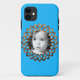 Golden frame for your photo iPhone 11 case