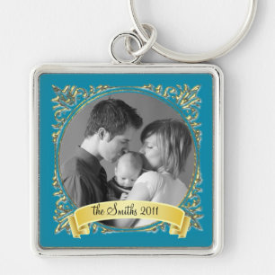 Golden Frame Key Ring