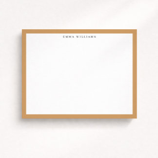 Golden Frame Note Card