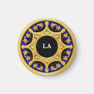 Golden Frame with Ornate Details Magnet