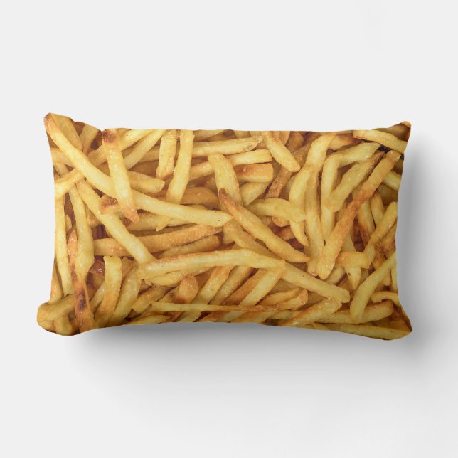 Golden French Fries Lumbar Cushion (Front)