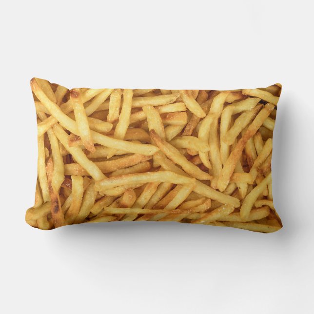Golden French Fries Lumbar Cushion (Front)