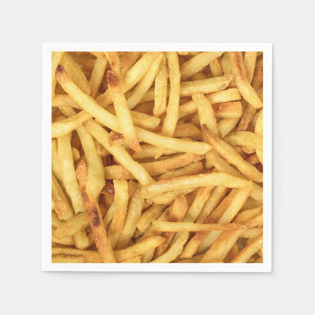 Golden French Fries Napkin (Front)