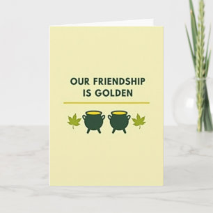 Golden Friendship Card