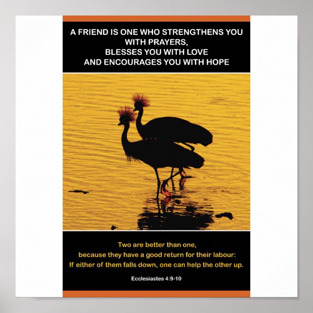 Golden Friendship Poster (Front)