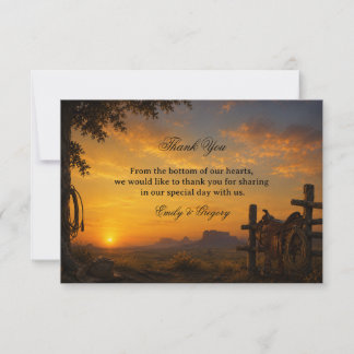 Golden Frontier Heritage Thank You Card