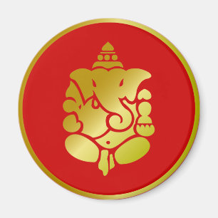 Golden Ganesha Magnet