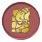Golden Ganesha On Red Wax Seal