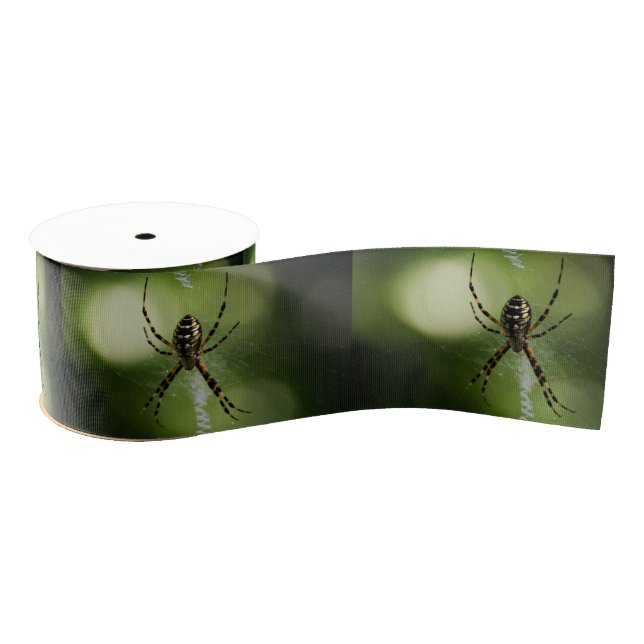 Golden garden spider grosgrain ribbon (Spool)