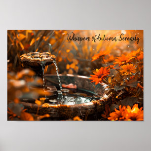 Golden Garden Splendour Poster