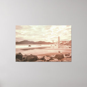 Golden Gate at Marshall Beach Canvas Print