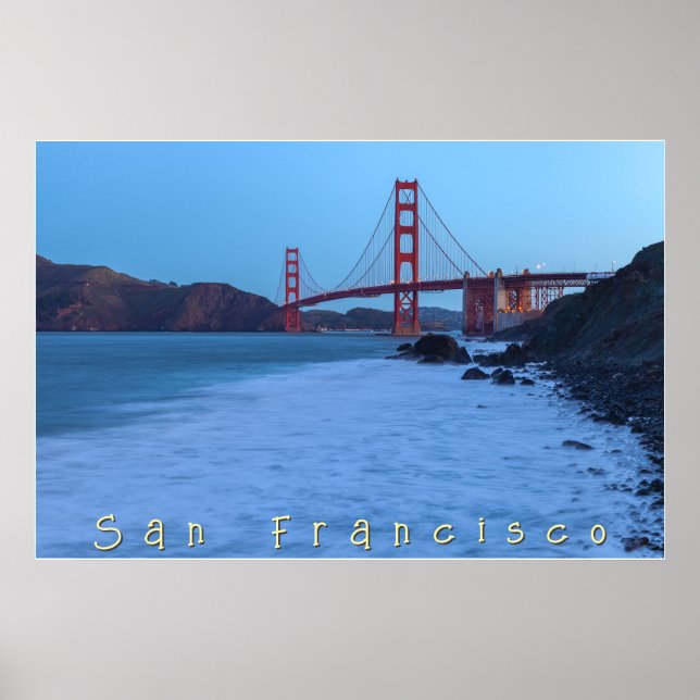 Golden Gate at Marshall Beach Poster (Front)