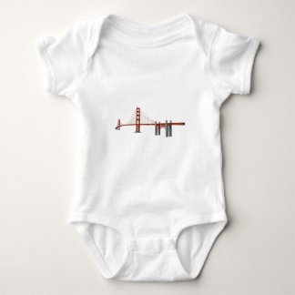 Golden Gate Bridge: 3D Model: Baby Bodysuit