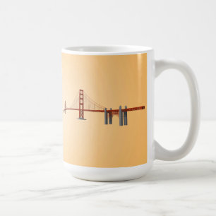 Golden Gate Bridge: 3D Model: Coffee Mug