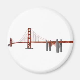 Golden Gate Bridge: 3D Model: Magnet