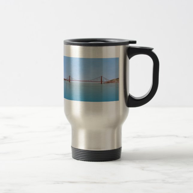 Golden Gate Bridge: 3D Model: Travel Mug (Right)