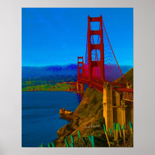 Golden Gate Bridge #6 Poster (Front)