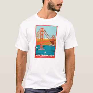 Golden Gate Bridge 75th Tee by Rhonel