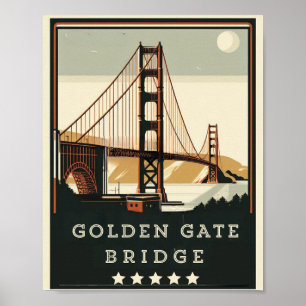 Golden Gate Bridge - A Timeless Icon of San Franci Poster