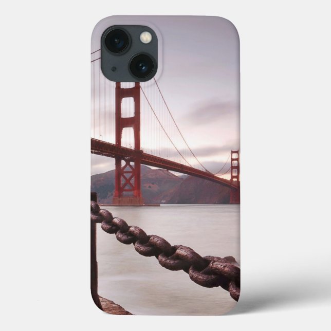 Golden Gate Bridge against mountains Case-Mate iPhone Case (Back)
