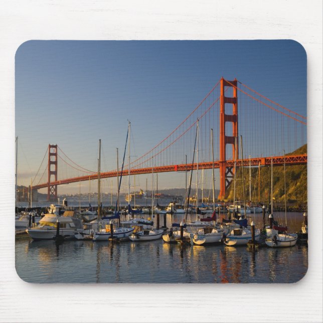 Golden Gate Bridge and San Francisco 2 Mouse Mat (Front)