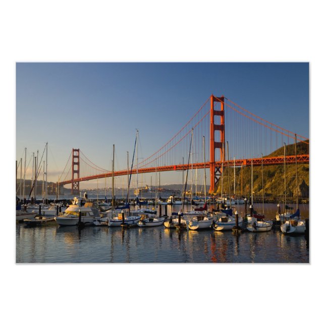 Golden Gate Bridge and San Francisco 2 Photo Print (Front)