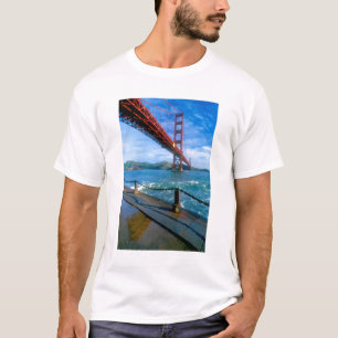 Golden Gate bridge and San Francisco Bay 2 T-Shirt