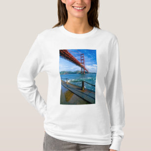 Golden Gate bridge and San Francisco Bay T-Shirt