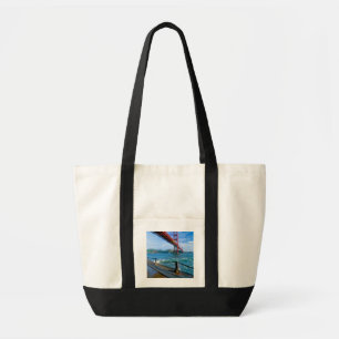 Golden Gate bridge and San Francisco Bay Tote Bag