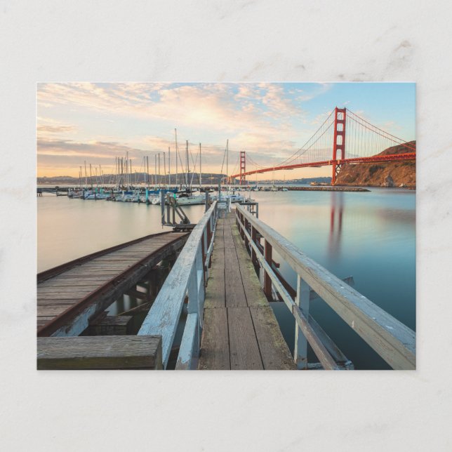 Golden Gate Bridge at Fort Baker, Sausalito  Postcard (Front)