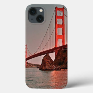Golden Gate Bridge at Sun Down iPhone 13 Case