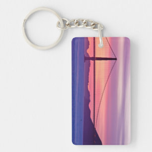Golden Gate Bridge at Sunset Key Ring