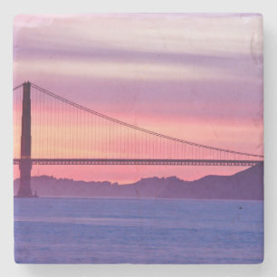 Golden Gate Bridge at Sunset Stone Coaster