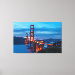 Golden Gate Bridge at Twilight Canvas Print