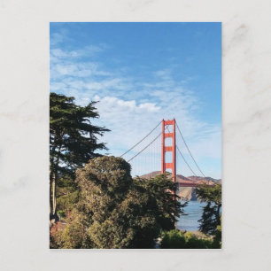 Golden Gate Bridge, California CA Postcard