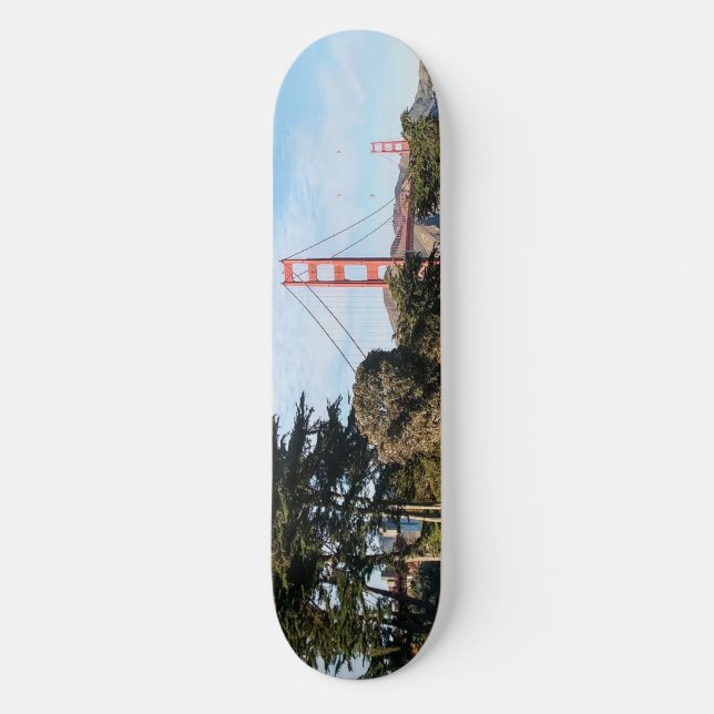Golden Gate Bridge, California CA Skateboard (Front)