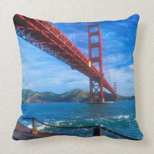 Golden Gate Bridge, California Cushion