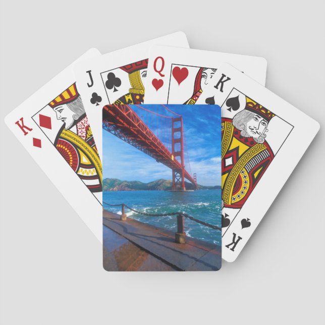 Golden Gate Bridge, California Playing Cards (Back)