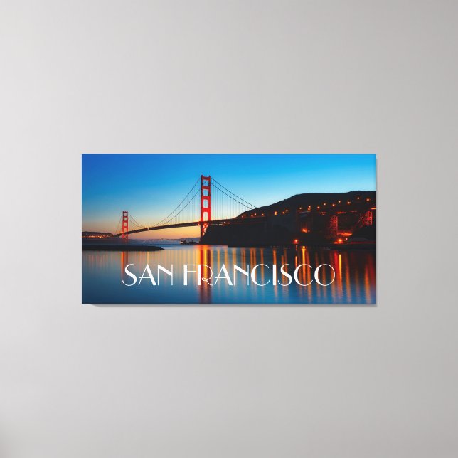 Golden Gate Bridge Canvas Print (Front)