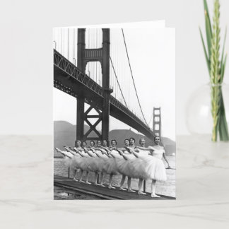 Golden Gate Bridge Dancers Card