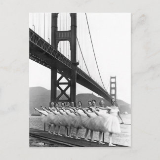 Golden Gate Bridge Dancers Postcard