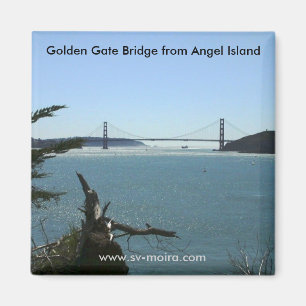 Golden Gate Bridge from Angel Island Magnet