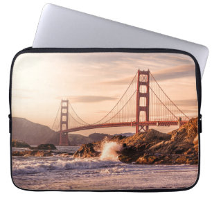 Golden Gate Bridge from Baker Beach Laptop Sleeve