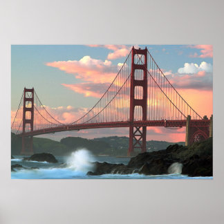 Golden Gate Bridge from Baker Beach Poster
