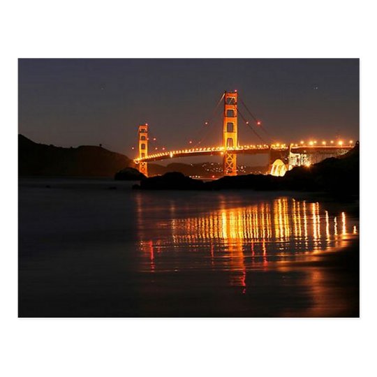 Golden Gate bridge from Barker Beach Postcard